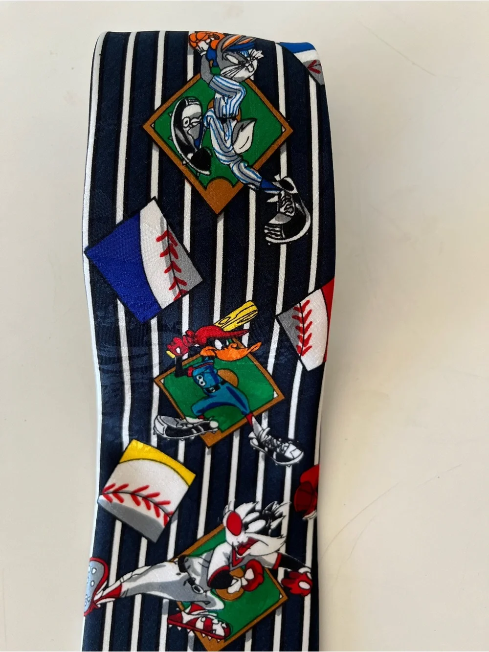 Lot of 3 vintage 1993 looney tunes neckties